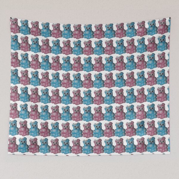 Item preview, Adorable Pink and Blue Teddy Bear Collage designed and sold by JariHawk.