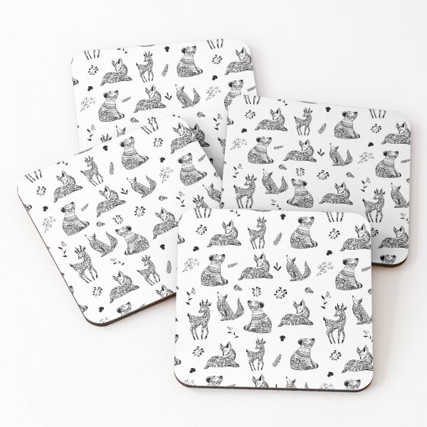 Item preview, Pattern Sweet Forest Animals designed and sold by OutcastBrain.