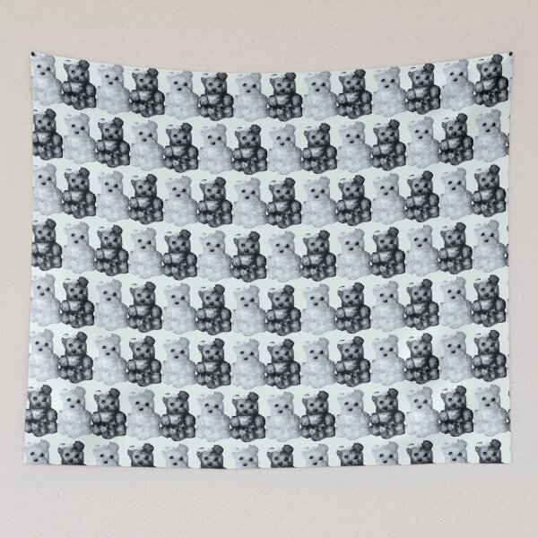 Item preview, Black and White Collage of Teddy Bears designed and sold by JariHawk.