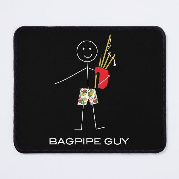 Item preview, Funny Mens Bagpipe Guy designed and sold by whyitsme.