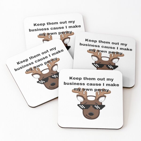 Item preview, Webkinz reindeer keep them out my business cause I make my own penny designed and sold by dyslsexyia.