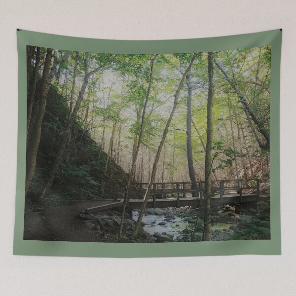 Item preview, Forest along the Cabot Trail- Nova Scotia- home & living, office stationary and mouse pad designed and sold by Winnie Tam.