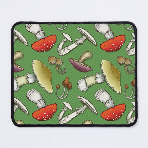 Item preview, Mushroom Mayhem - Green designed and sold by katymakesthings.