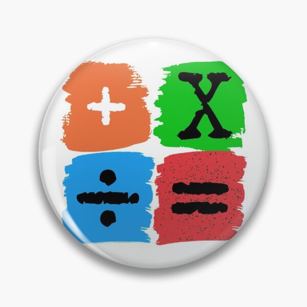 Item preview, Ed Maths Symbol Paint Stroke Colour Graphic Album Inspired designed and sold by Printopia-.