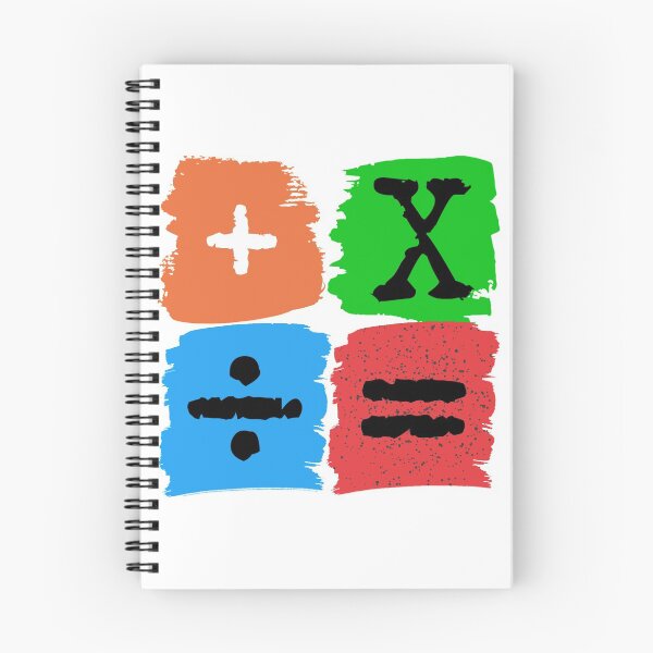 Item preview, Ed Maths Symbol Paint Stroke Colour Graphic Album Inspired designed and sold by Printopia-.