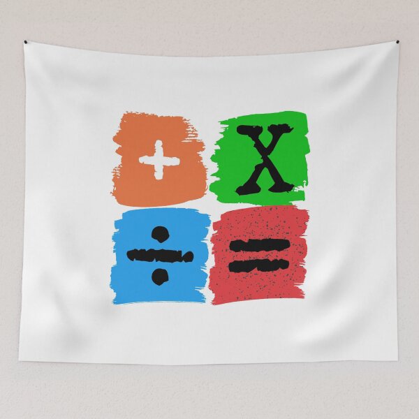 Item preview, Ed Maths Symbol Paint Stroke Colour Graphic Album Inspired designed and sold by Printopia-.
