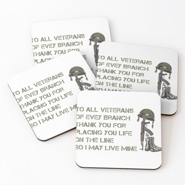 Item preview, To all veterans of evey branch thank you for placing you life on the line so i may live mine designed and sold by bja-tshirts.