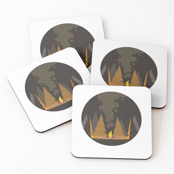 Item preview, bonfire in the forest designed and sold by FunnySerious.
