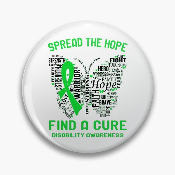 Item preview, Disability Awareness Spread The Hope Find A Cure designed and sold by Victormoratalla.