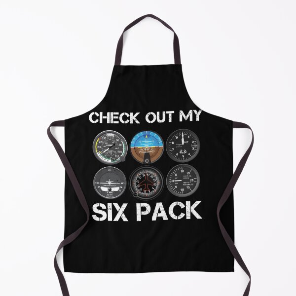 Item preview, Pilot Aviation Check Out My Six Pack Flying Airplane designed and sold by fatboys.