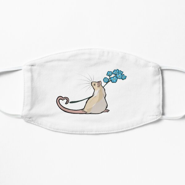 Forget Me Not - Rat 2 - Blonde Hooded Flat Mask