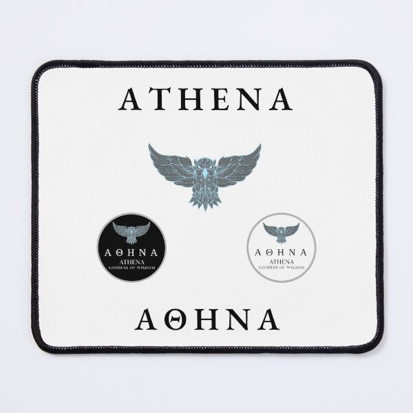 Item preview, Athena Sticker Pack Greek Mythology Goddess of Wisdom Owl designed and sold by OnyxMoonDesigns.