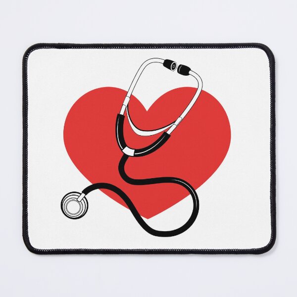 Item preview, stethoscope red heart designed and sold by FunnySerious.