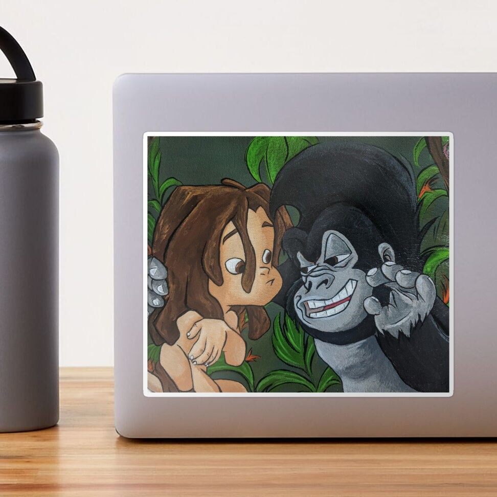 Tarzan jungle man and Turk the gorilla