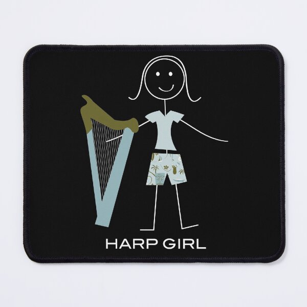 Item preview, Funny Womens Harp Girl designed and sold by whyitsme.