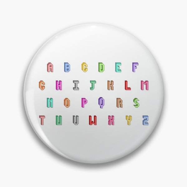Item preview, Block Letter Alphabet designed and sold by RinozaRose.