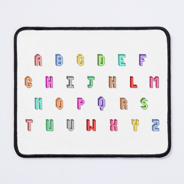 Item preview, Block Letter Alphabet designed and sold by RinozaRose.