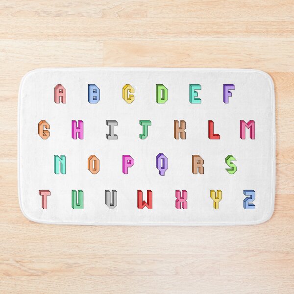 Item preview, Block Letter Alphabet designed and sold by RinozaRose.