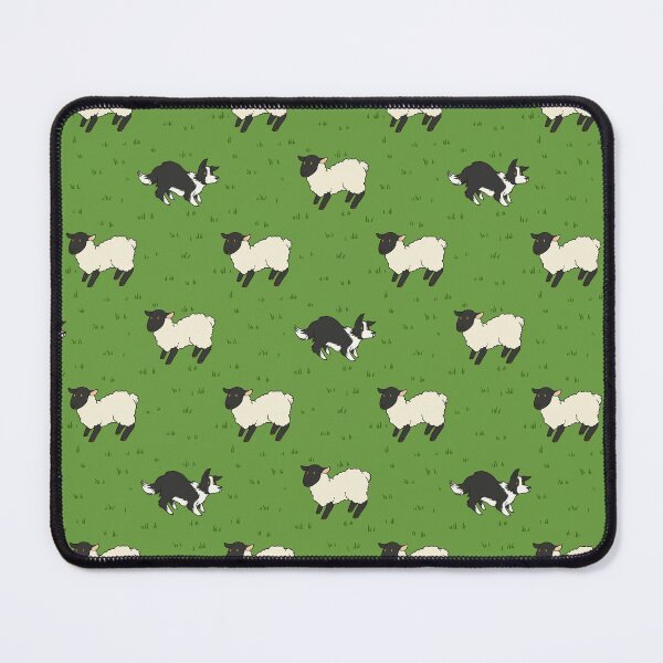 Item preview, Come Bye - B&W dog and black sheep designed and sold by katymakesthings.