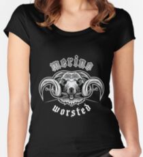 Heavy Metal Knitting - Merino - Worsted Women's Fitted Scoop T-Shirt