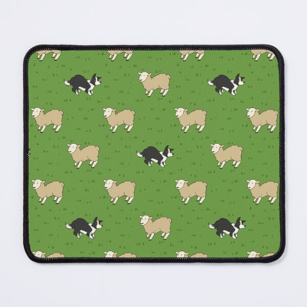 Item preview, Come Bye - B&W dog and white sheep designed and sold by katymakesthings.