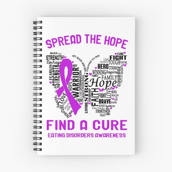 Item preview, Eating disorders Awareness Spread The Hope Find A Cure designed and sold by Victormoratalla.