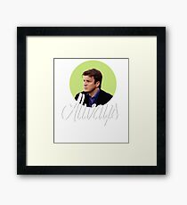 Richard Castle - Always Framed Print