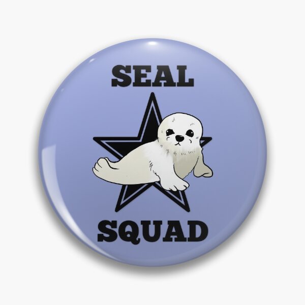 Item preview, Seal Squad, Baby Seal with Star Background designed and sold by kcaandwu.