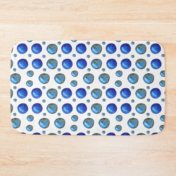 Item preview, Cosmos Circles blue pattern, polka dots designed and sold by ElenaAdamArt.