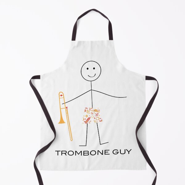 Item preview, Funny Mens Trombone Guy designed and sold by whyitsme.