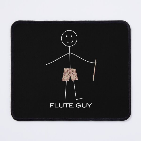 Item preview, Funny Mens Flute Guy designed and sold by whyitsme.