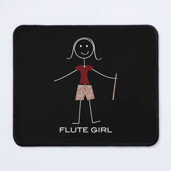 Item preview, Funny Womens Flute Girl designed and sold by whyitsme.