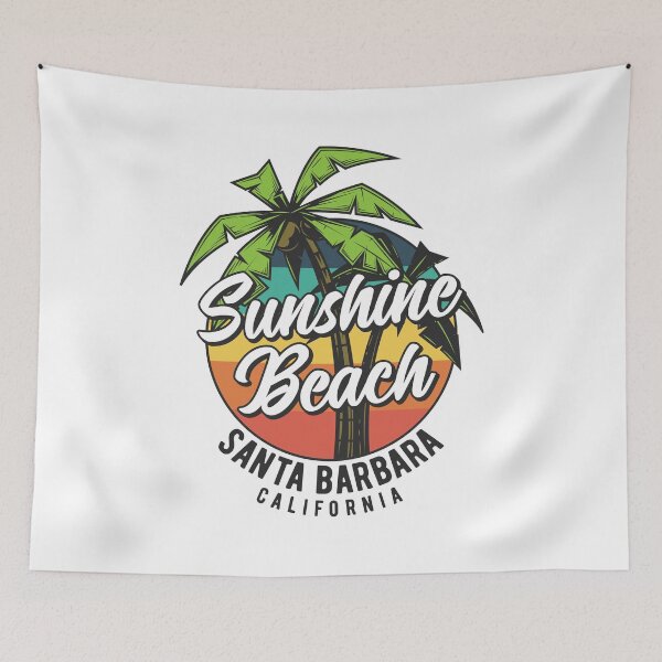 Item preview, SUNSHINE BEACH SANTA BARBARA CALIFORNIA CLASSIC T-SHIRT designed and sold by Luckydoe1.