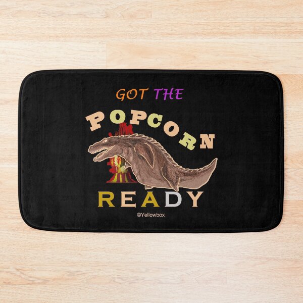 Item preview, Got The Popcorn Ready to watch monster movie- Yellowbox ink painting designed and sold by twyellowbox.