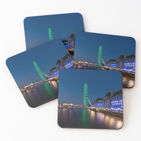 Item preview, The London Eye and the South Bank at Night designed and sold by Carolyn Eaton.