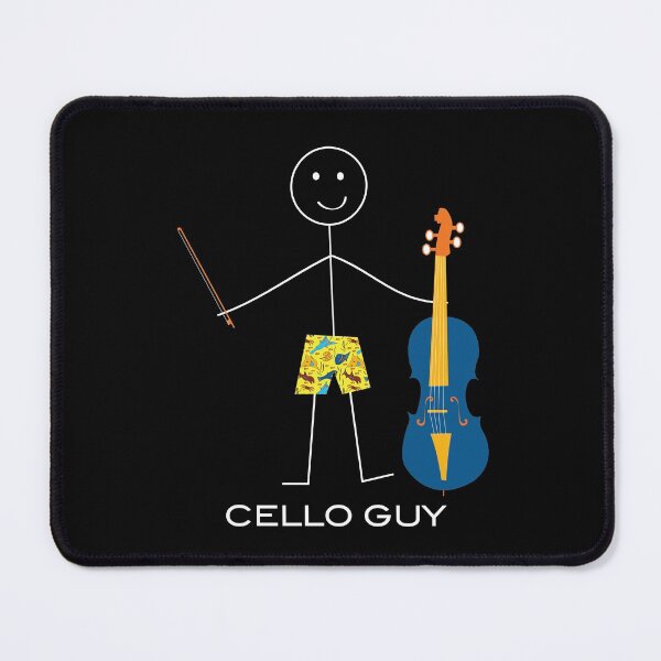 Item preview, Funny Mens Cello Guy designed and sold by whyitsme.