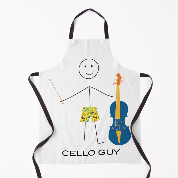 Item preview, Funny Mens Cello Guy designed and sold by whyitsme.