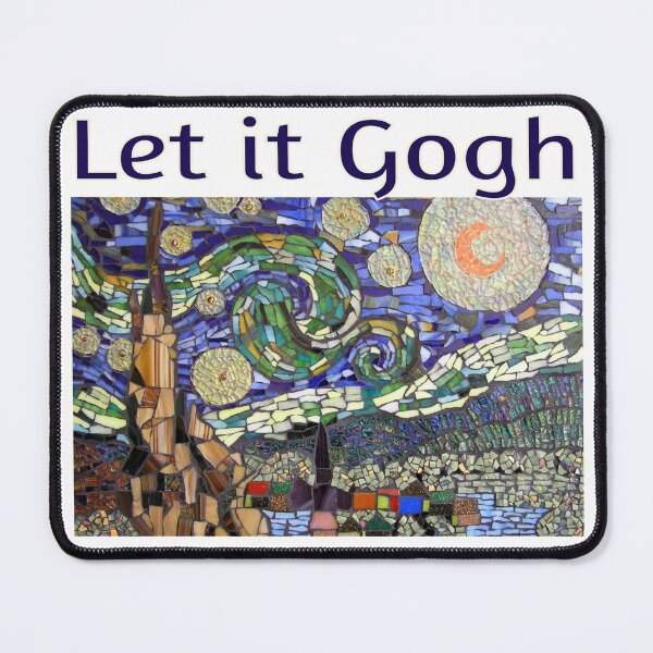 Item preview, Starry Night Mosaic Let It Gogh designed and sold by Peggy Lindstrom.