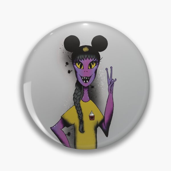 Item preview, Dara poses on main street designed and sold by PascalsArtBox.