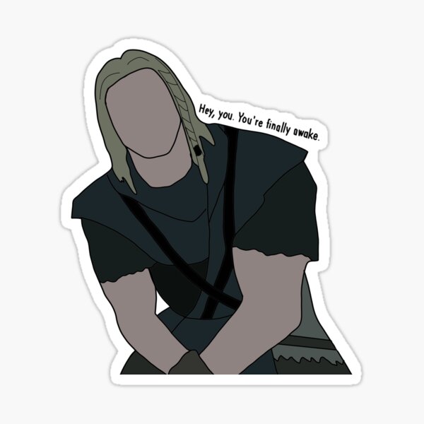Skyrim Opening Cutscene Ralof Sticker