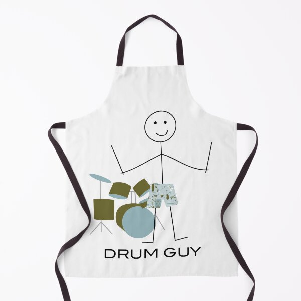 Item preview, Funny Mens Drum Guy designed and sold by whyitsme.