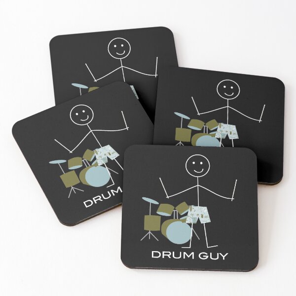 Item preview, Funny Mens Drum Guy designed and sold by whyitsme.