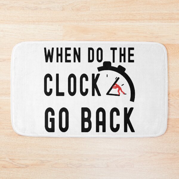 Item preview, when do the clocks go back an hour designed and sold by FunnySerious.