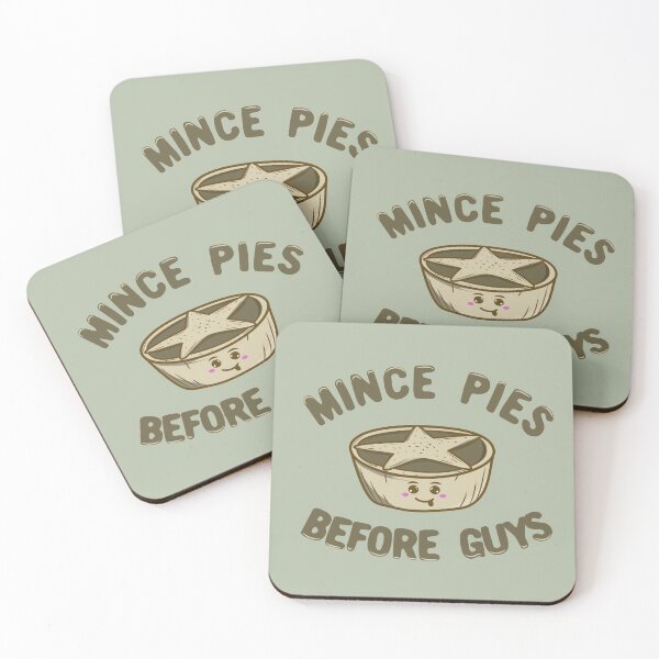 Item preview, Mince Pies Before Guys Kawaii Mince Pie designed and sold by Kawaiindoodle.