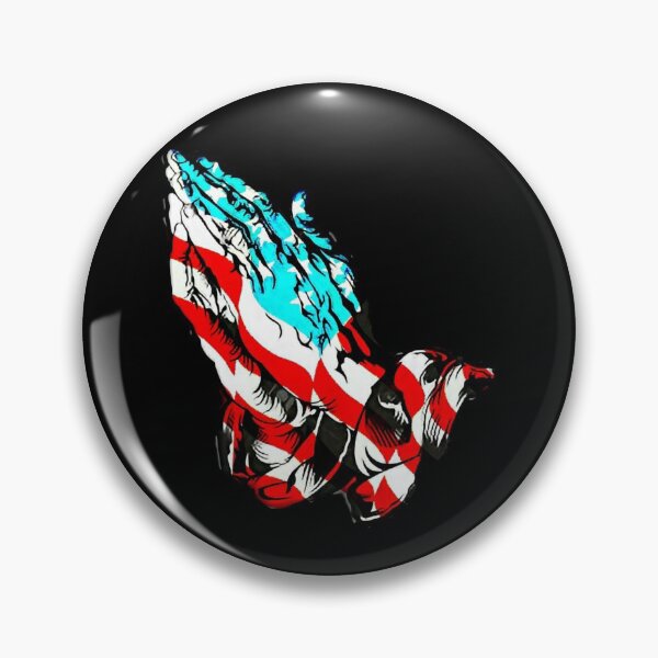 Item preview, US Flag prayer hands pray for America designed and sold by Drewz87.