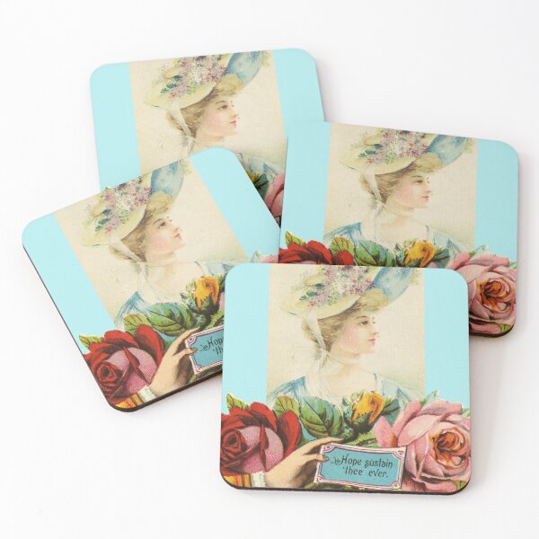Item preview, Victorian Lady Ephemera Hope Sustain Thee  designed and sold by Bliss Find And Design.