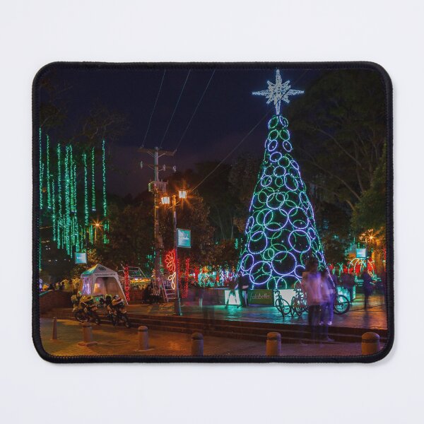 Item preview, Christmass Tree - LED Lights On Plaza Usaquen designed and sold by Mano Chandra Dhas.