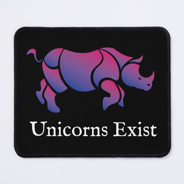 Item preview, Bisexual Flag Unicorn Rhino designed and sold by Sapphic Reality.