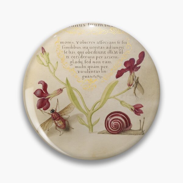 Item preview, Gillyflower, Mayfly, Fly, and Snail: Hoefnagel 1591 designed and sold by ebrawne.