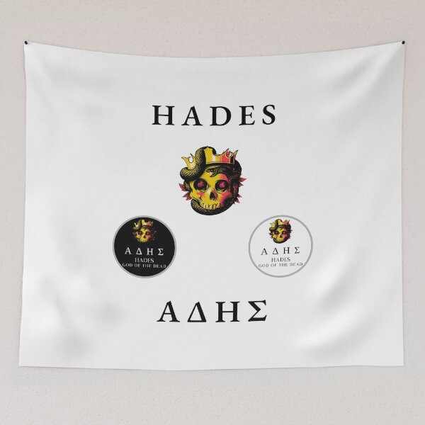 Item preview, Hades Sticker Pack Greek Mythology God of the Dead Skull Crown Snake designed and sold by OnyxMoonDesigns.